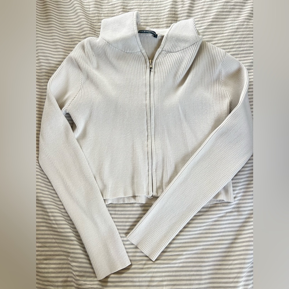 Brandy Melville long sleeve hooded zip up